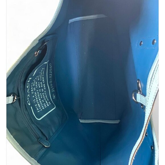 Coach Blue Gradient Tote Bag - Picture 2 of 8